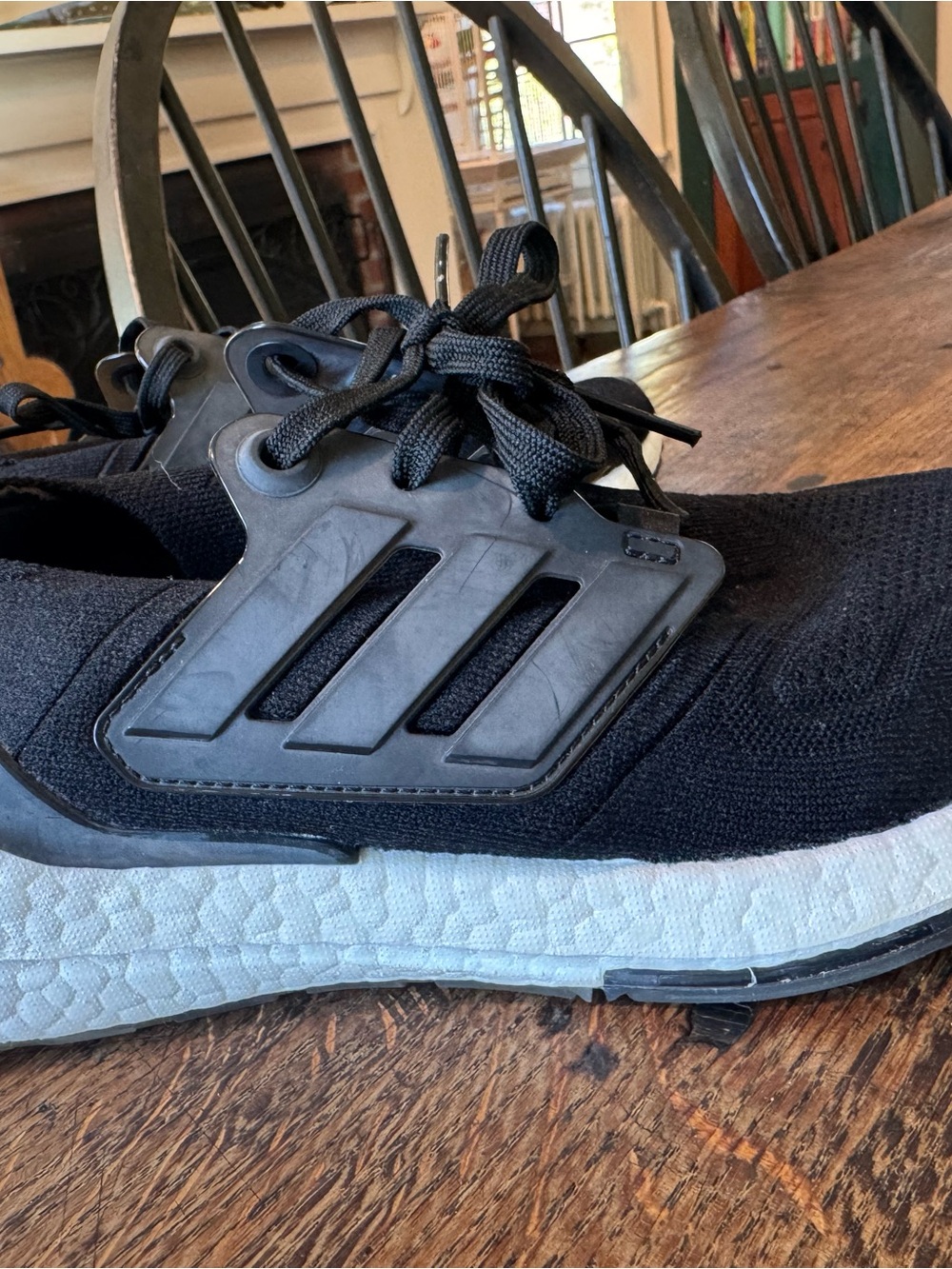 Women’s adidas Ultraboost Black Athletic Running Shoes- Breathable Knit Size 8.5